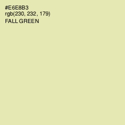 #E6E8B3 - Fall Green Color Image